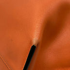 Loewe Clutch Flamenco Medium Orange Leather — view 6