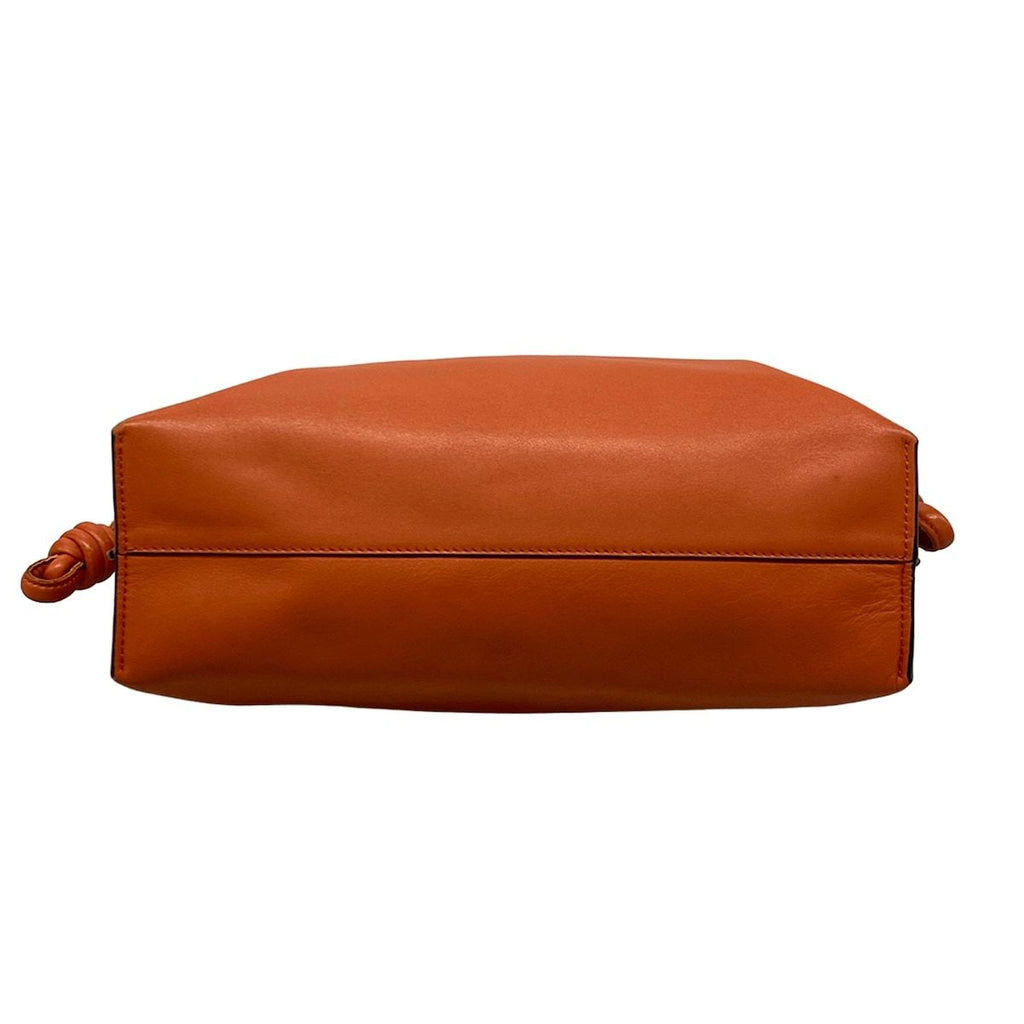 Loewe Clutch Flamenco Medium Orange Leather — view 5