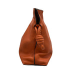 Loewe Clutch Flamenco Medium Orange Leather — view 2