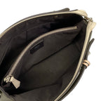 Fendi Handbag by the Way Khaki Dark Gray Beige Leather — view 6