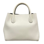 Dior Tote Bag Open Bar White Leather — view 3