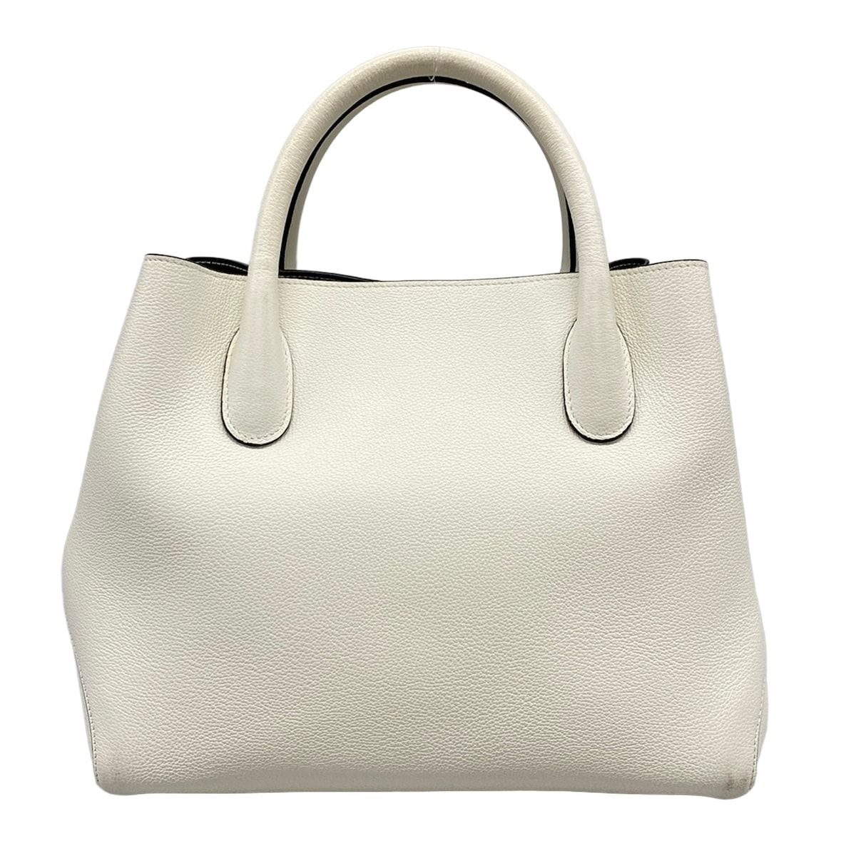 Dior Tote Bag Open Bar White Leather — view 3