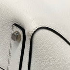 Dior Tote Bag Open Bar White Leather — view 6