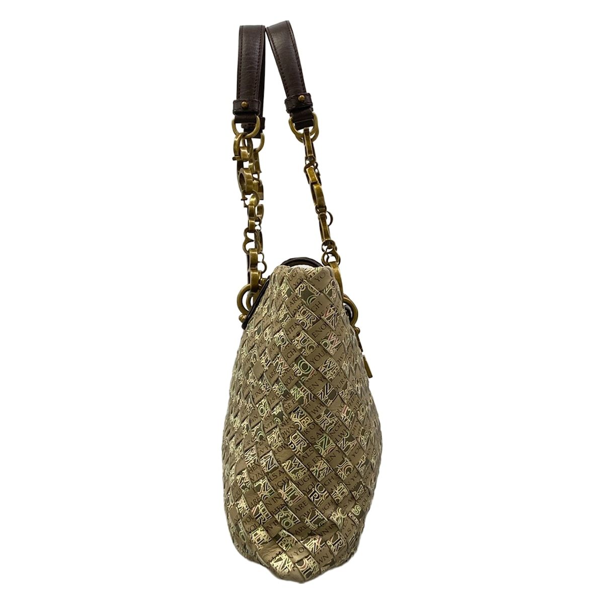 Bottega Veneta Handbag Intrecciato Beige Leather — view 2