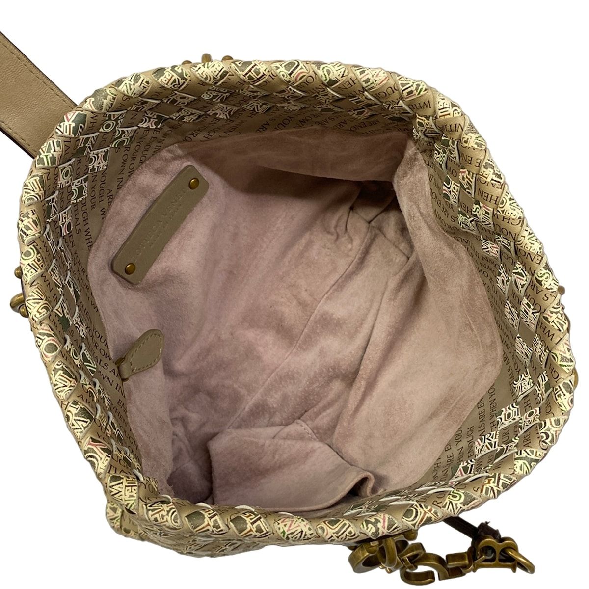 Bottega Veneta Handbag Intrecciato Beige Leather — view 7