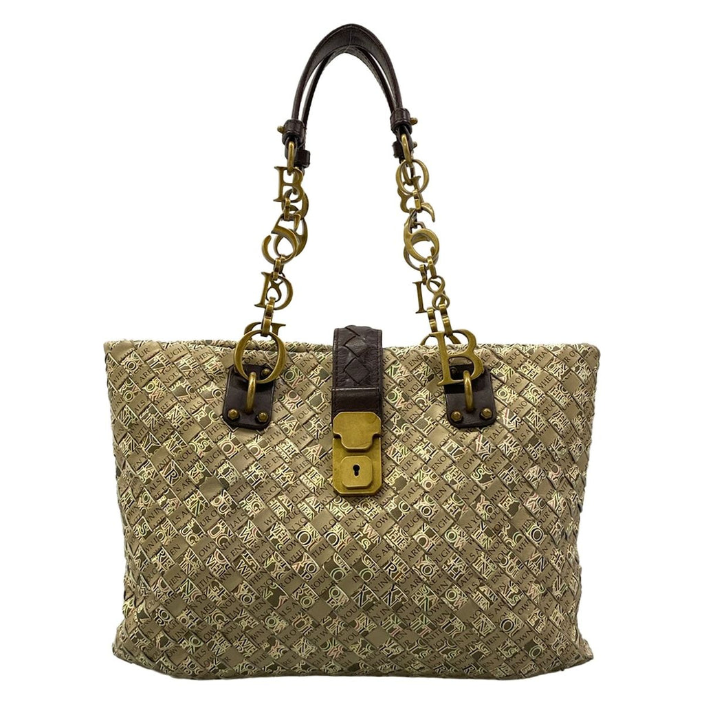 Bottega Veneta Handbag Intrecciato Beige Leather