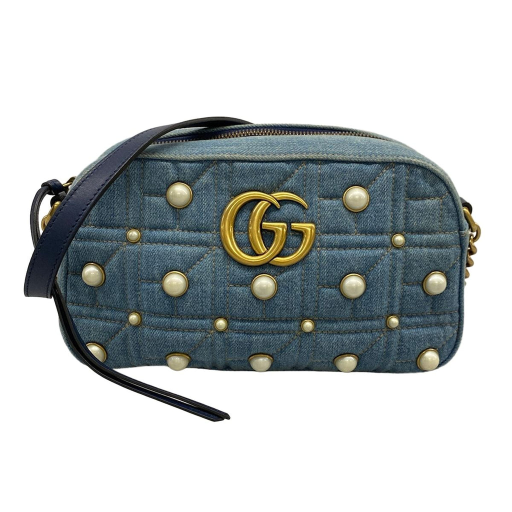 Gucci Shoulder Bag Marmont Blue