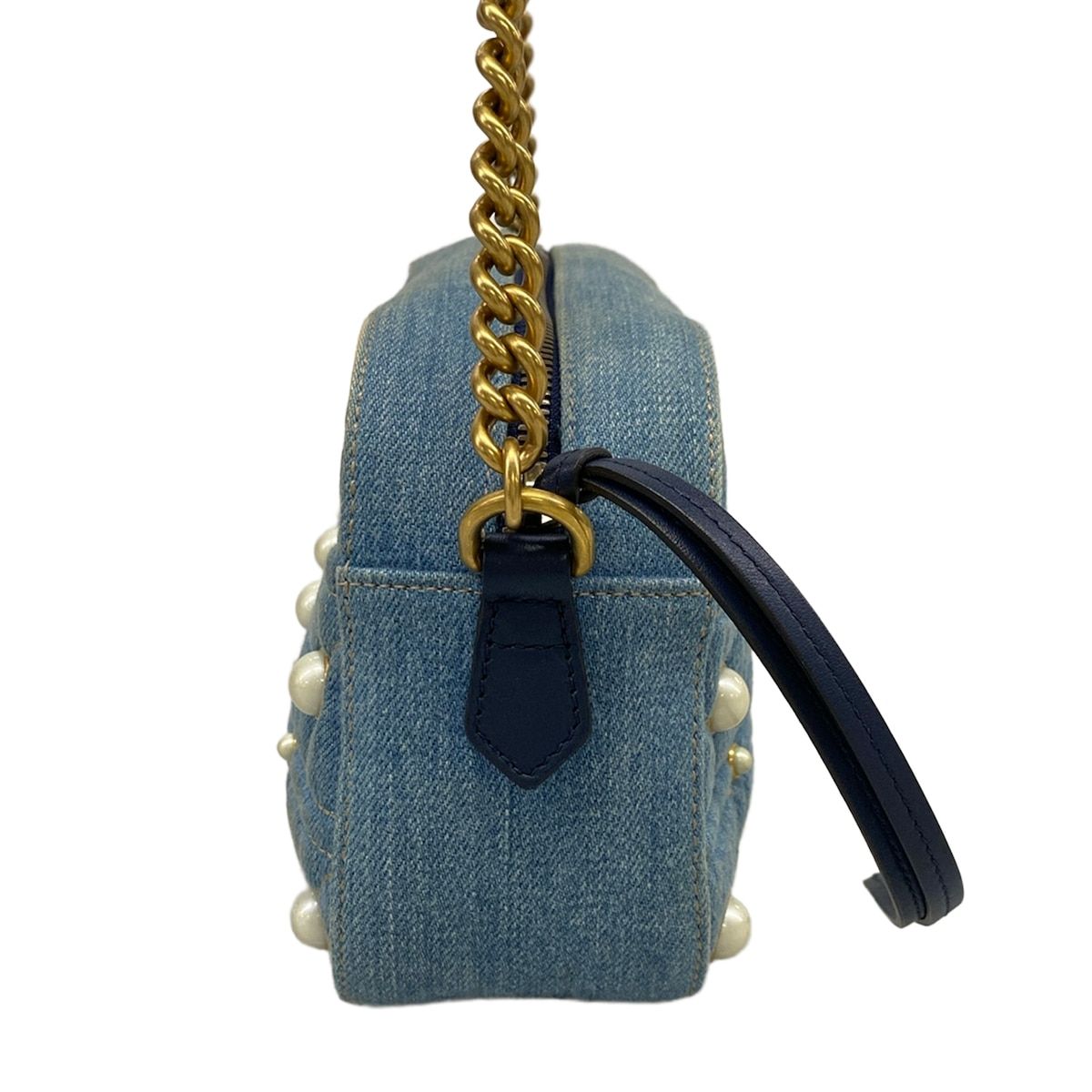 Gucci Shoulder Bag Marmont Blue — view 2