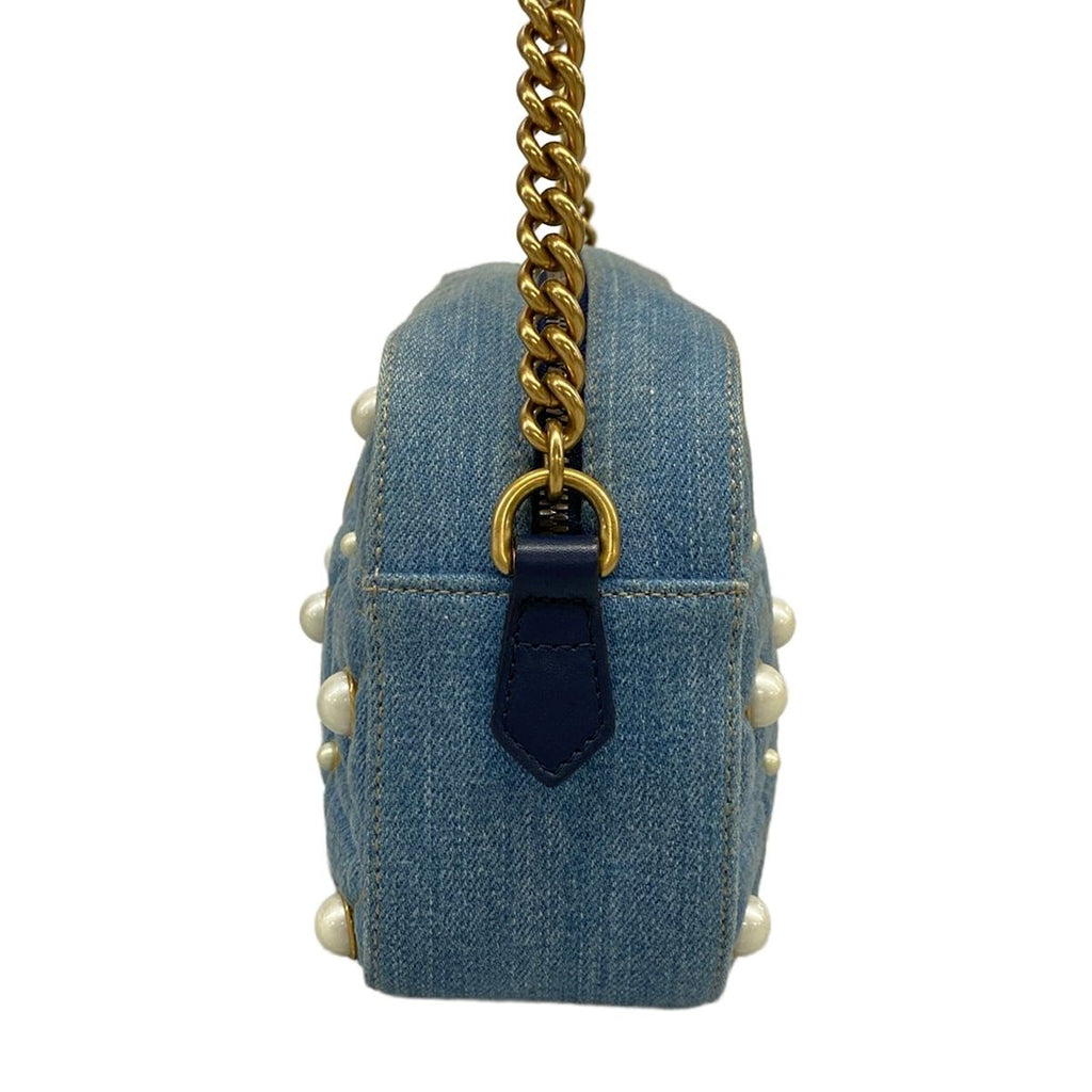 Gucci Shoulder Bag Marmont Blue — view 4
