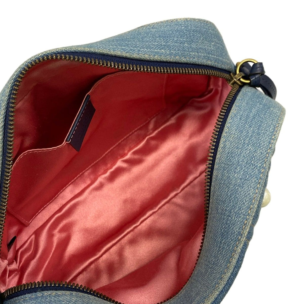 Gucci Shoulder Bag Marmont Blue — view 7