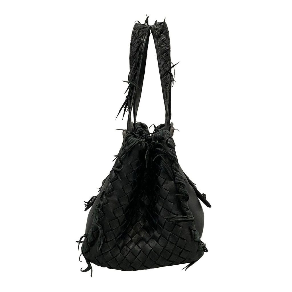 Bottega Veneta Handbag Black Leather — view 4