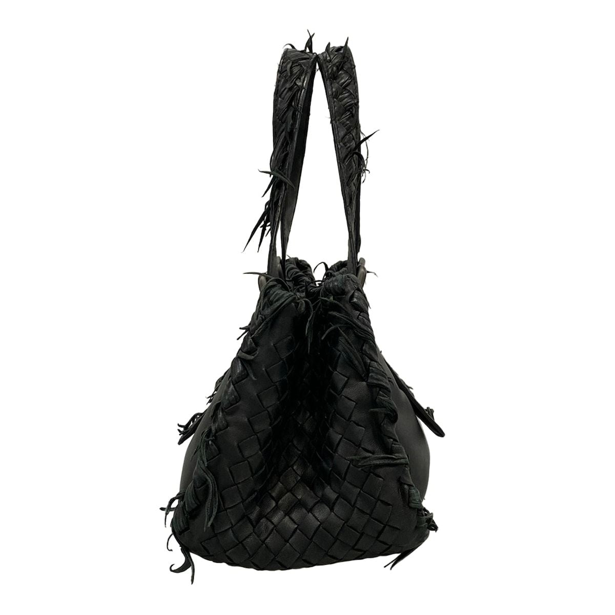 Bottega Veneta Handbag Black Leather — view 4