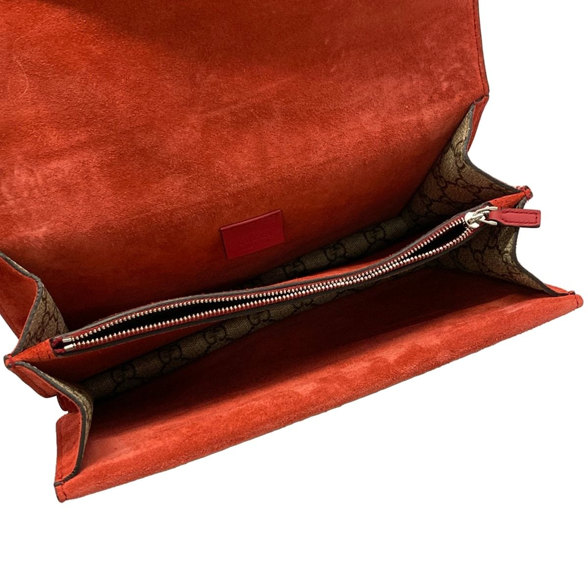 Gucci Shoulder Bag Dionysus Beige Gray Silver — view 7