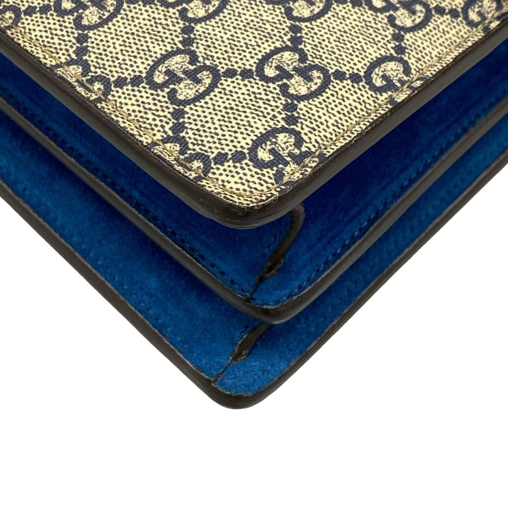 Gucci Shoulder Bag Dionysus Beige Blue Silver — view 6