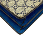 Gucci Shoulder Bag Dionysus Beige Blue Silver — view 6