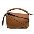 Loewe Handbag Puzzle Bag Mini Dark Brown