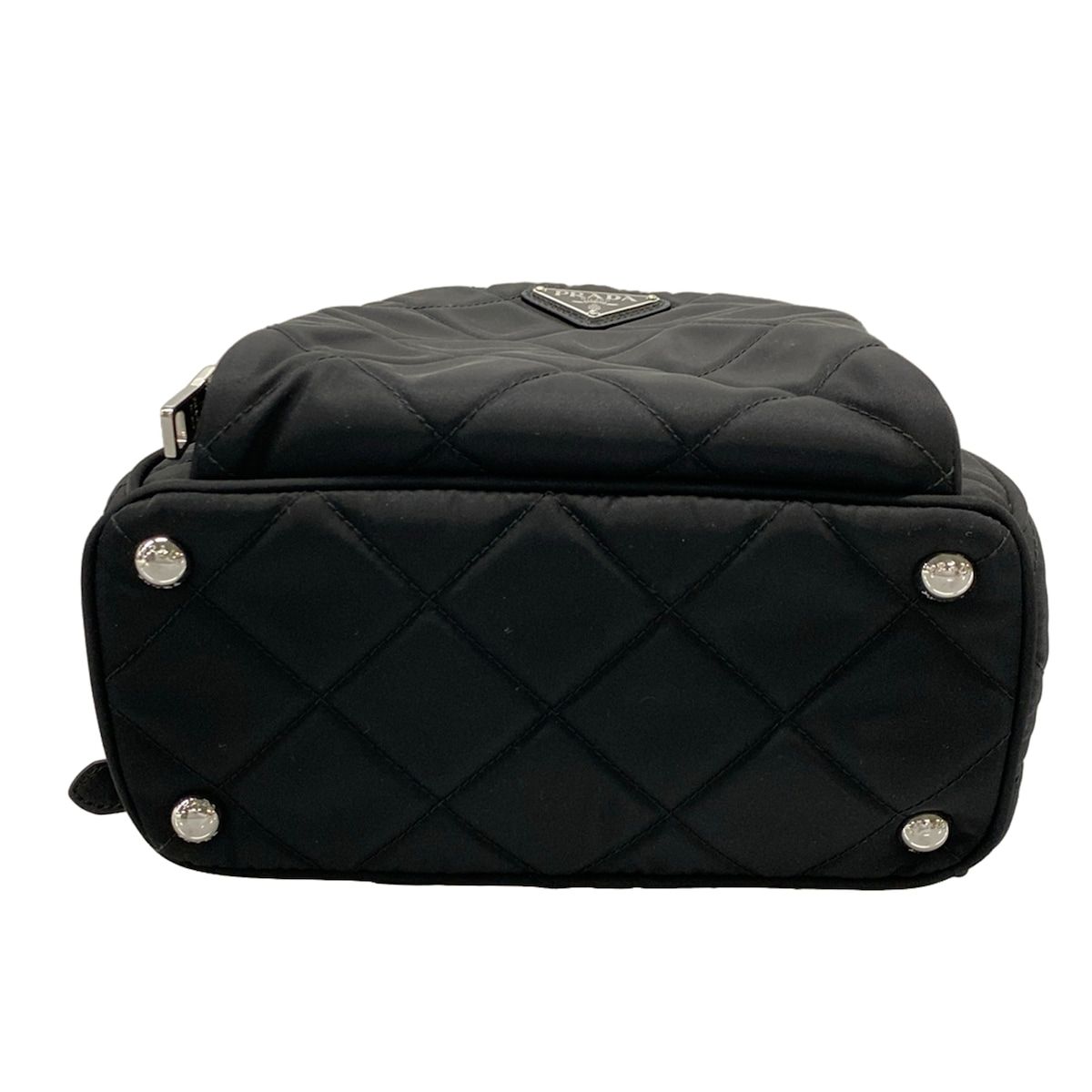 Prada Backpack Tessuto Impunto Black Quilted Leather — view 5