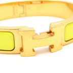 Hermes Bangle Clic Clac Gold Yellow Bracelet — view 5