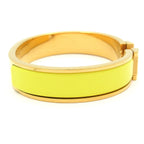 Hermes Bangle Clic Clac Gold Yellow Bracelet — view 2
