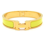 Hermes Bangle Clic Clac Gold Yellow Bracelet