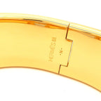 Hermes Bangle Clic Clac H Gold Purple Bracelet — view 4