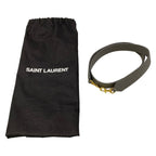 Saint Laurent Paris Handbag Downtown Baby Dark Gray Leather — view 8