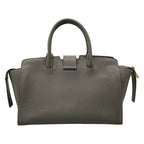 Saint Laurent Paris Handbag Downtown Baby Dark Gray Leather — view 3