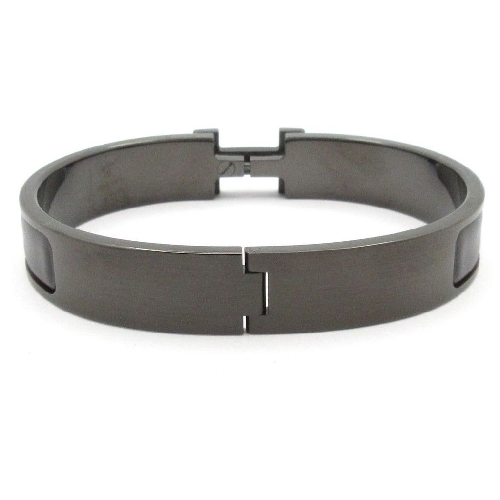 Hermes Bangle Clic H Black Bracelet — view 3