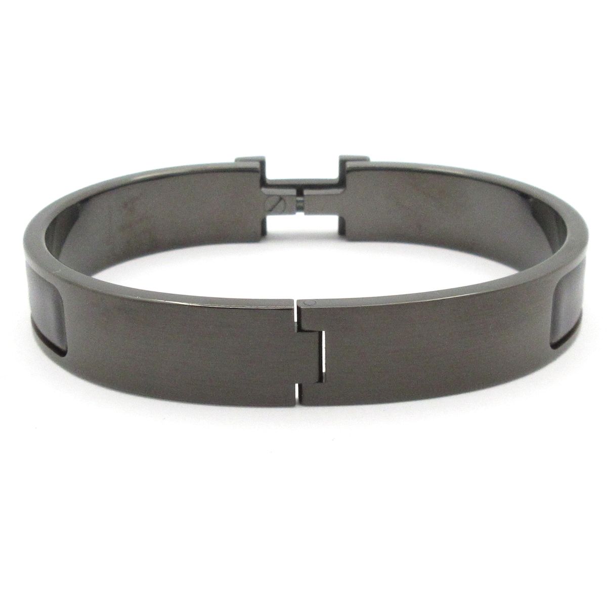 Hermes Bangle Clic H Black Bracelet — view 3