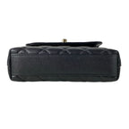 Chanel Shoulder Bag Coco Handle Quilted Mini Black Chain Gold 2-Way — view 5