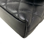 Chanel Shoulder Bag Coco Handle Quilted Mini Black Chain Gold 2-Way — view 7