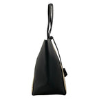 Louis Vuitton Tote Bag Lockme Cabas Ivory Brown Black — view 2