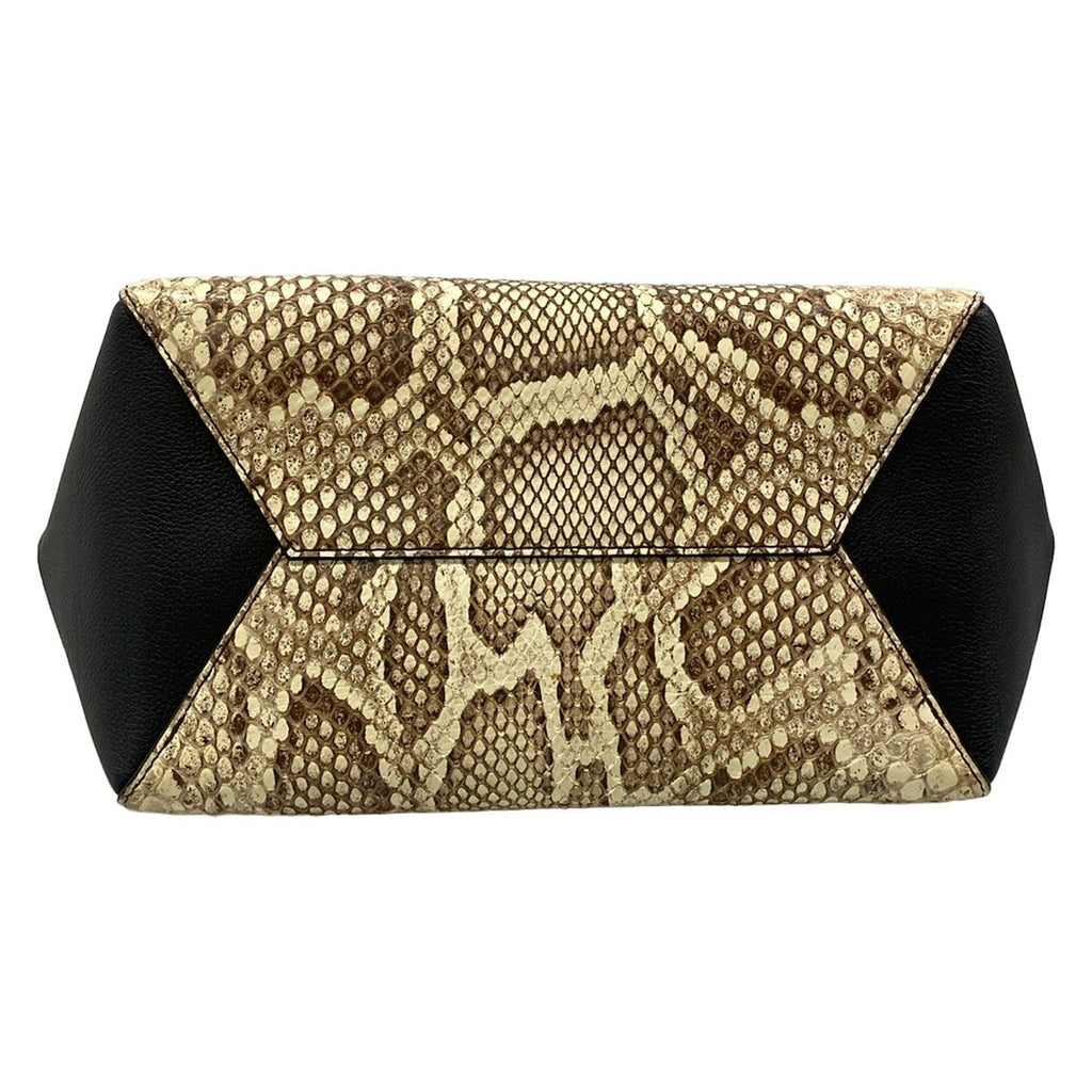 Louis Vuitton Tote Bag Lockme Cabas Ivory Brown Black — view 5