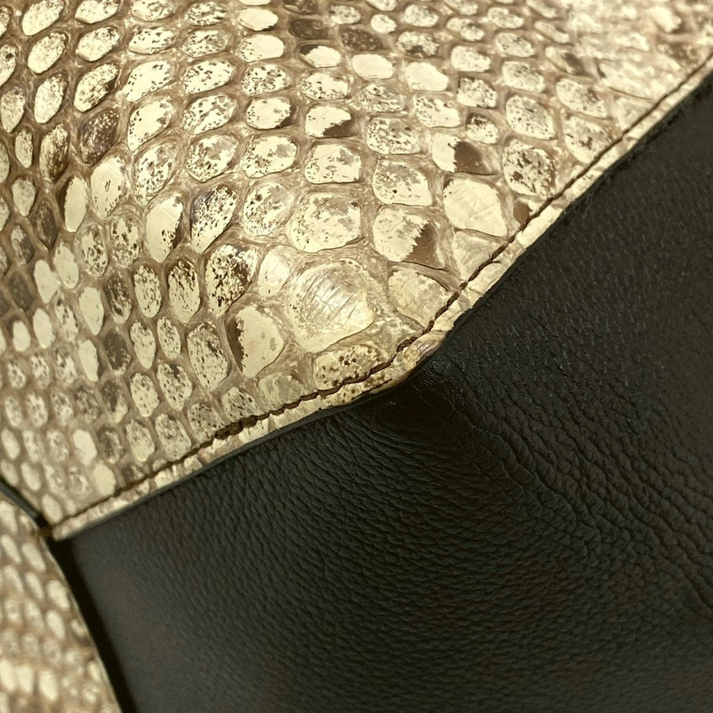 Louis Vuitton Tote Bag Lockme Cabas Ivory Brown Black — view 6