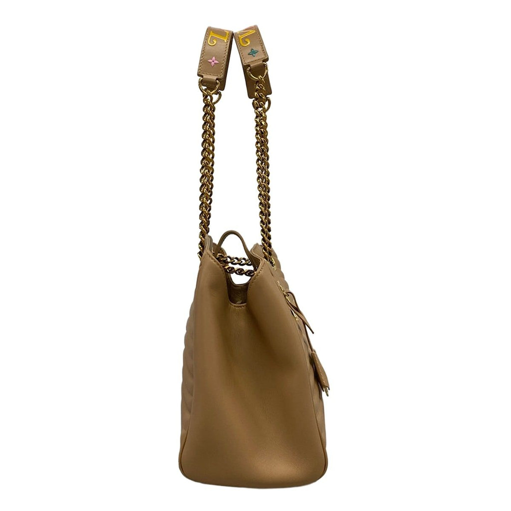 Louis Vuitton Tote Bag New Wave Chain Noisette Leather — view 2