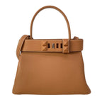 Hermes Handbag Medor Gold Silver