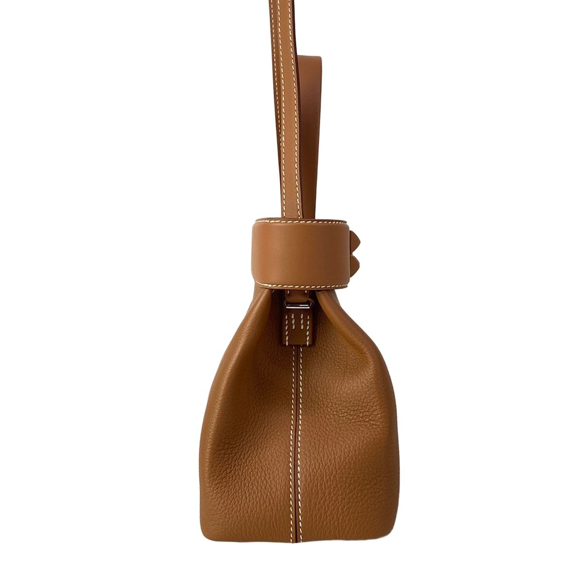 Hermes Handbag Medor Gold Silver — view 2