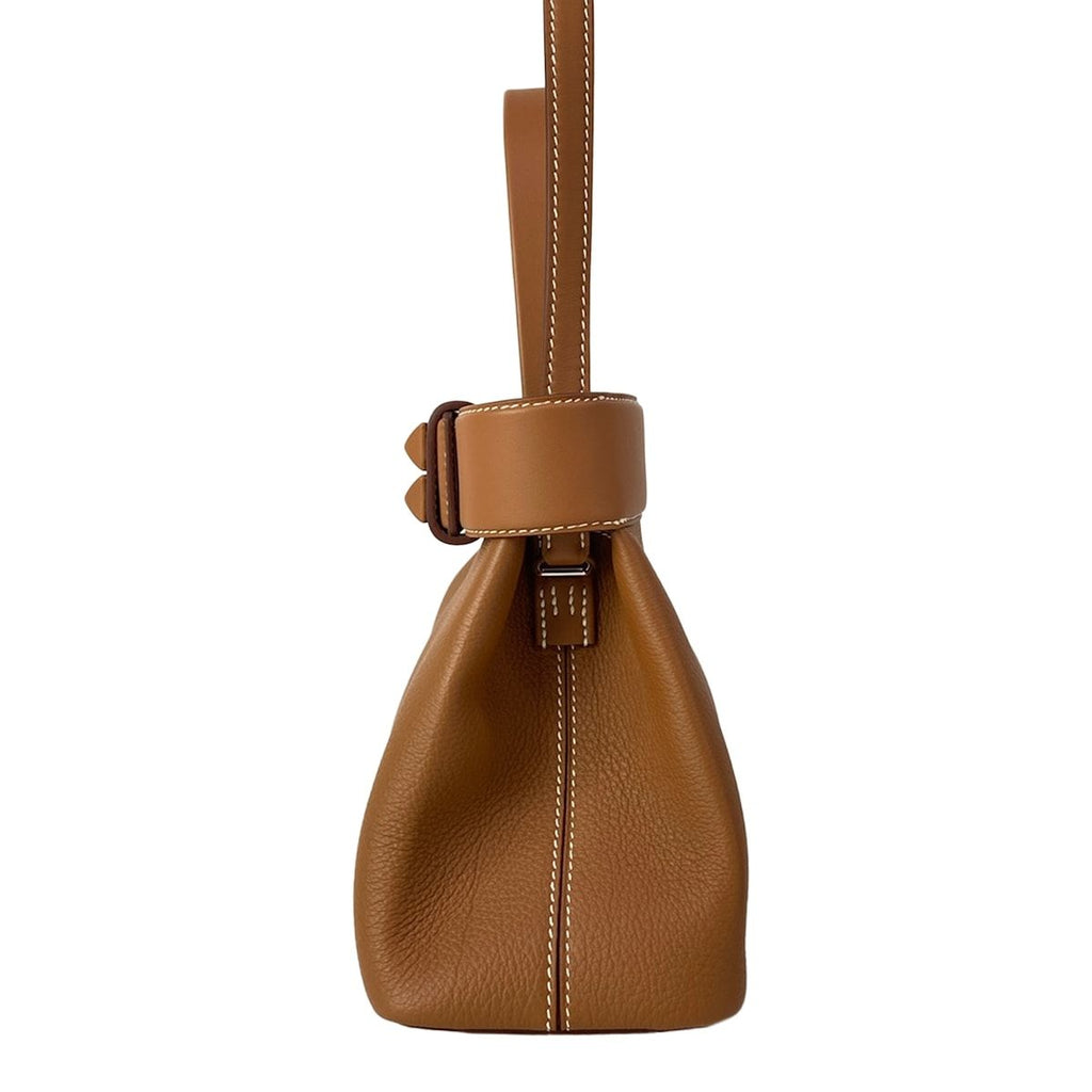 Hermes Handbag Medor Gold Silver — view 4