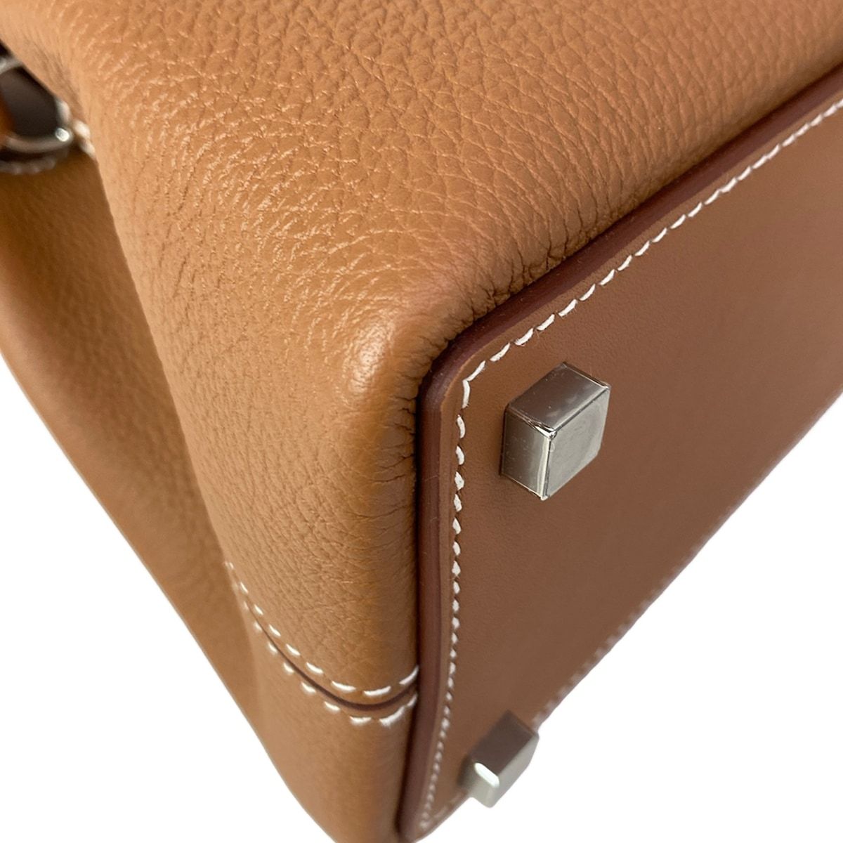 Hermes Handbag Medor Gold Silver — view 6