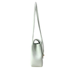 Chanel Shoulder Bag Small Flap Light Blue Gold — view 2