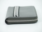 Fendi Zucca Zip Around Wallet Travel Leather Gray — view 4
