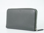 Fendi Zucca Zip Around Wallet Travel Leather Gray — view 2