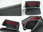 Fendi Zucca Zip Around Wallet Travel Leather Gray — view 8
