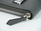 Fendi Zucca Zip Around Wallet Travel Leather Gray — view 6