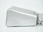 Dior Lady Medium 2-Way Shoulder Bag Leather Silver — view 4