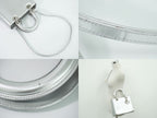 Dior Lady Medium 2-Way Shoulder Bag Leather Silver — view 6