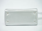 Dior Lady Medium 2-Way Shoulder Bag Leather Silver — view 3