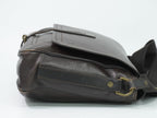 Louis Vuitton LV Omaha Utah Leather Shoulder Bag Cafe Dark Brown — view 4