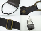 Louis Vuitton LV Omaha Utah Leather Shoulder Bag Cafe Dark Brown — view 6