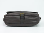Louis Vuitton LV Omaha Utah Leather Shoulder Bag Cafe Dark Brown — view 3